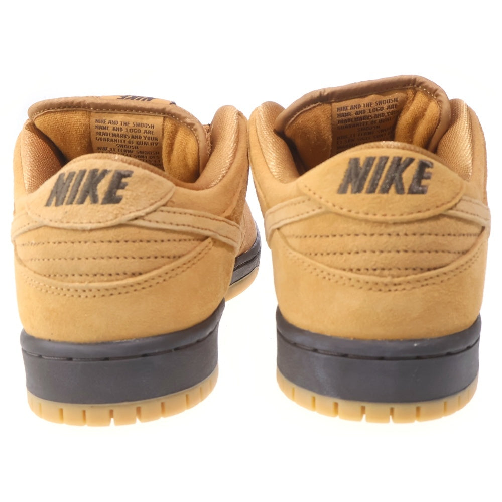 NIKE SB(ナイキエスビー) DUNK LOW PRO WHEAT MOCHA ダンク ロー プロ ウィート モカ レースアップ ローカットスニーカー ブラウン US9/27cm BQ6817-204
