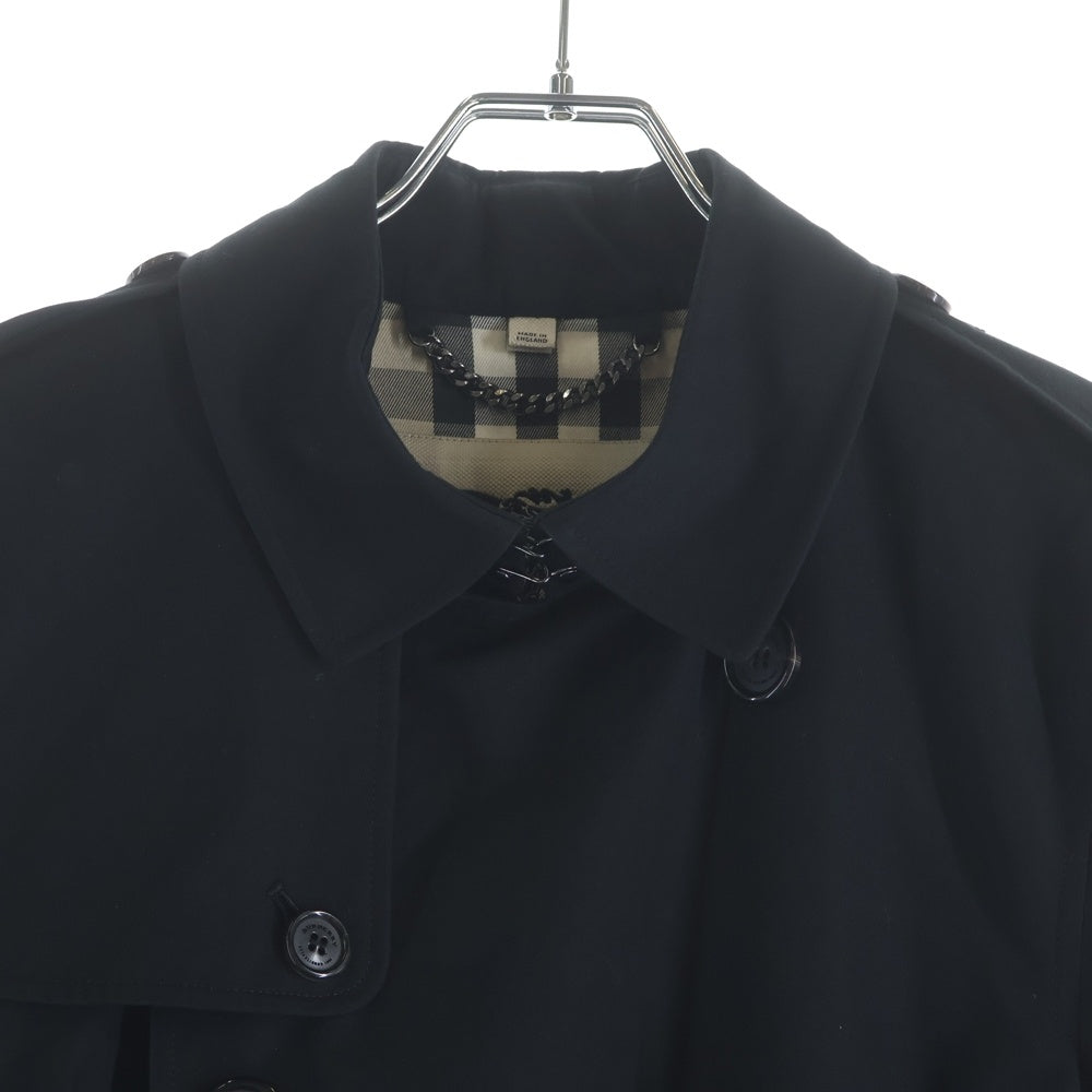 BURBERRY(バーバリー) 裏地バーバリーチェック トレンチコート ネイビー