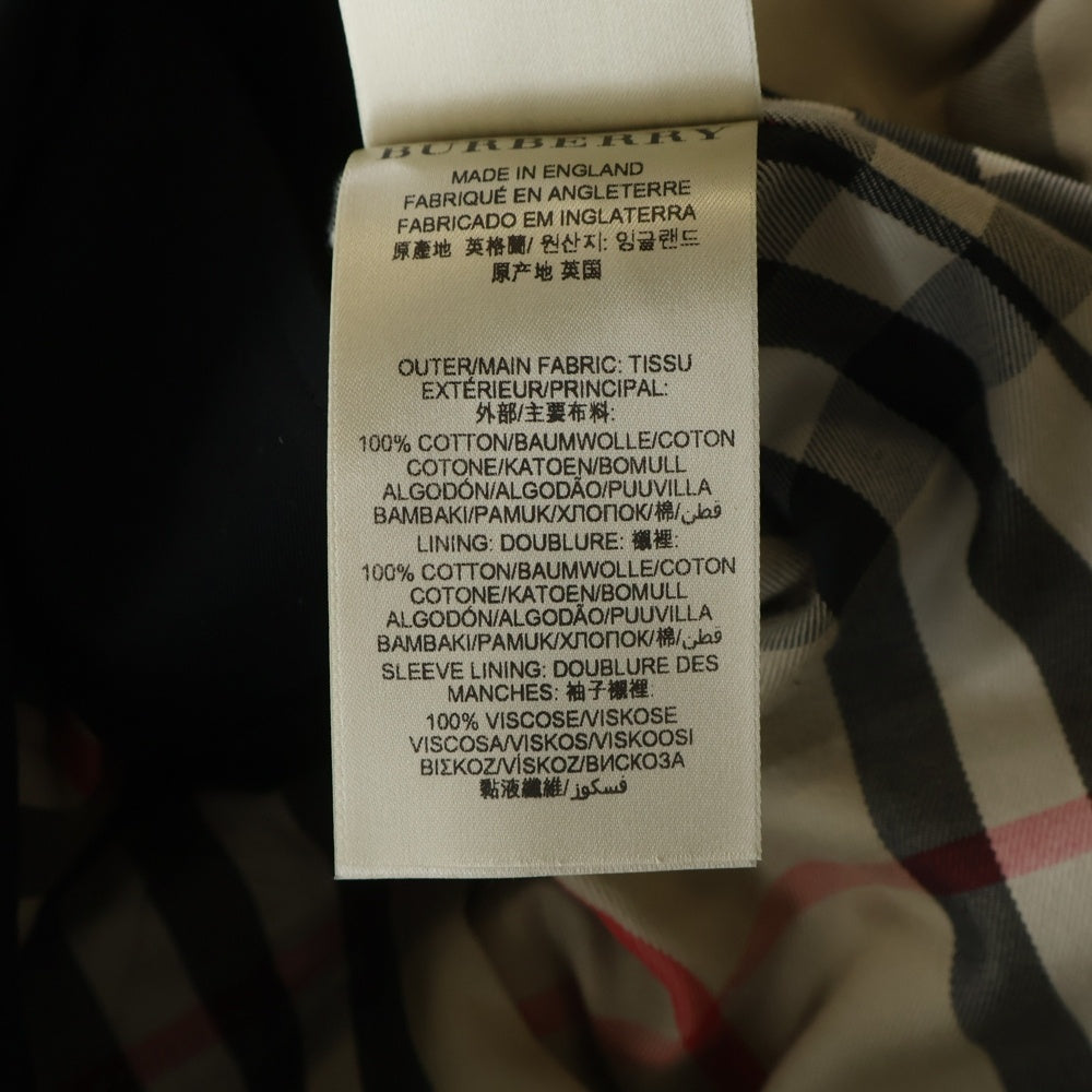 BURBERRY(バーバリー) 裏地バーバリーチェック トレンチコート ネイビー