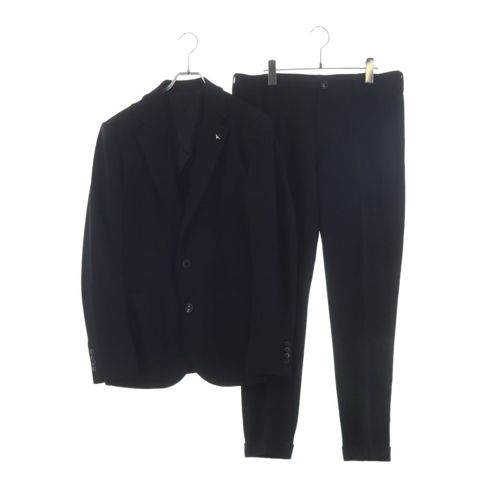 1 PIU 1 UGUALE 3(ウノピゥウノウグァーレトレ) 2B ノッチドラペル 裏地 ペイズリー柄 テーラード ジャケット テーラードジャケット テーラードパンツ セットアップ スーツ MRB579