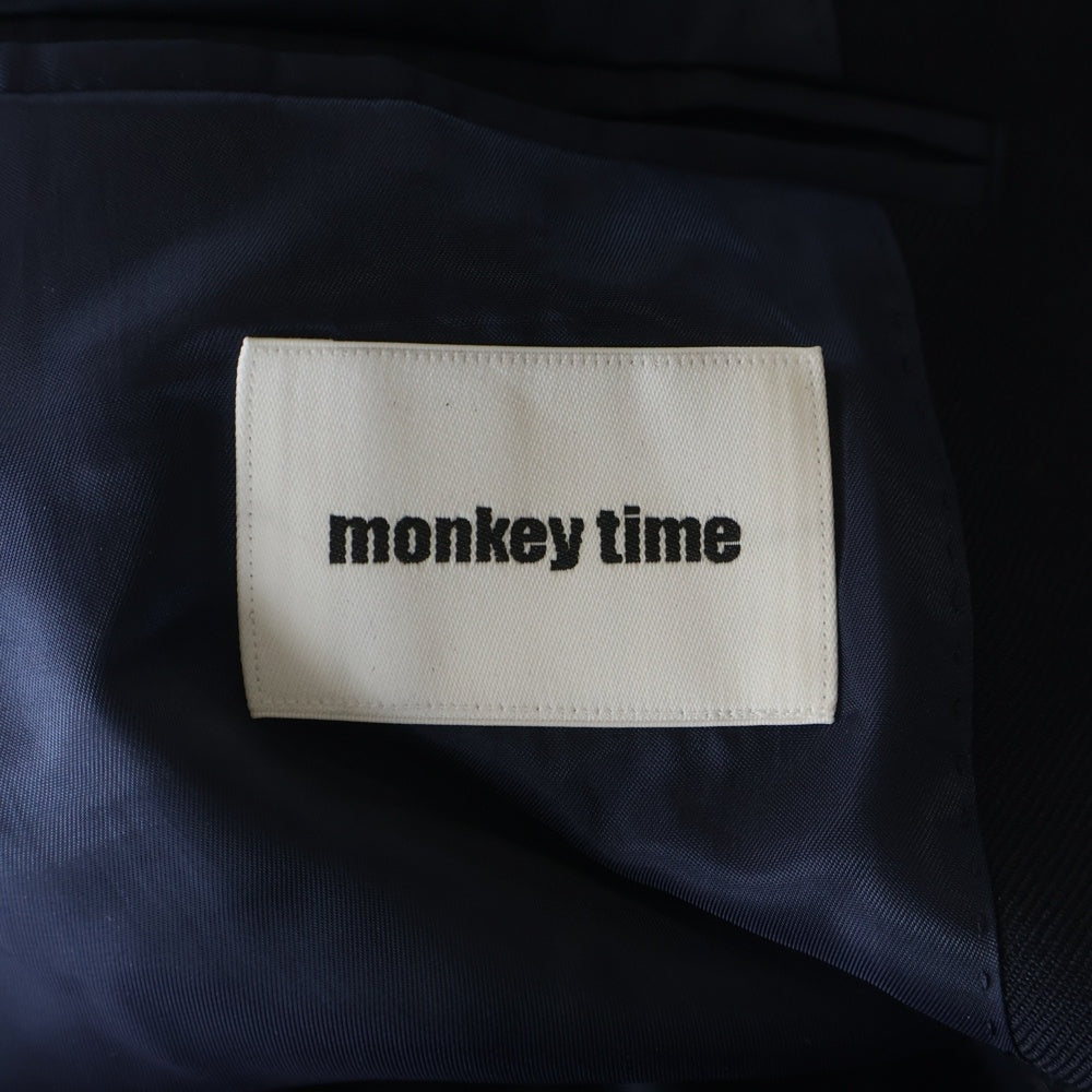 monkey time(モンキータイム) ライトサージ ダブルブレスト ジャケット ネイビー 8322-144-0098