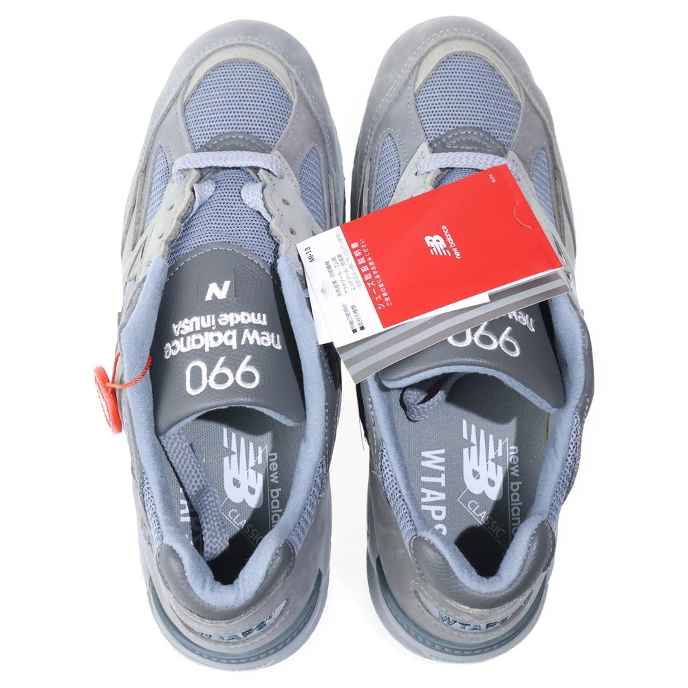New Balance(ニューバランス) M990WT2 ×WTAPS 990V2 ダブルタップス スウェードレザー メッシュ ローカットスニーカー グレー US8/26cm