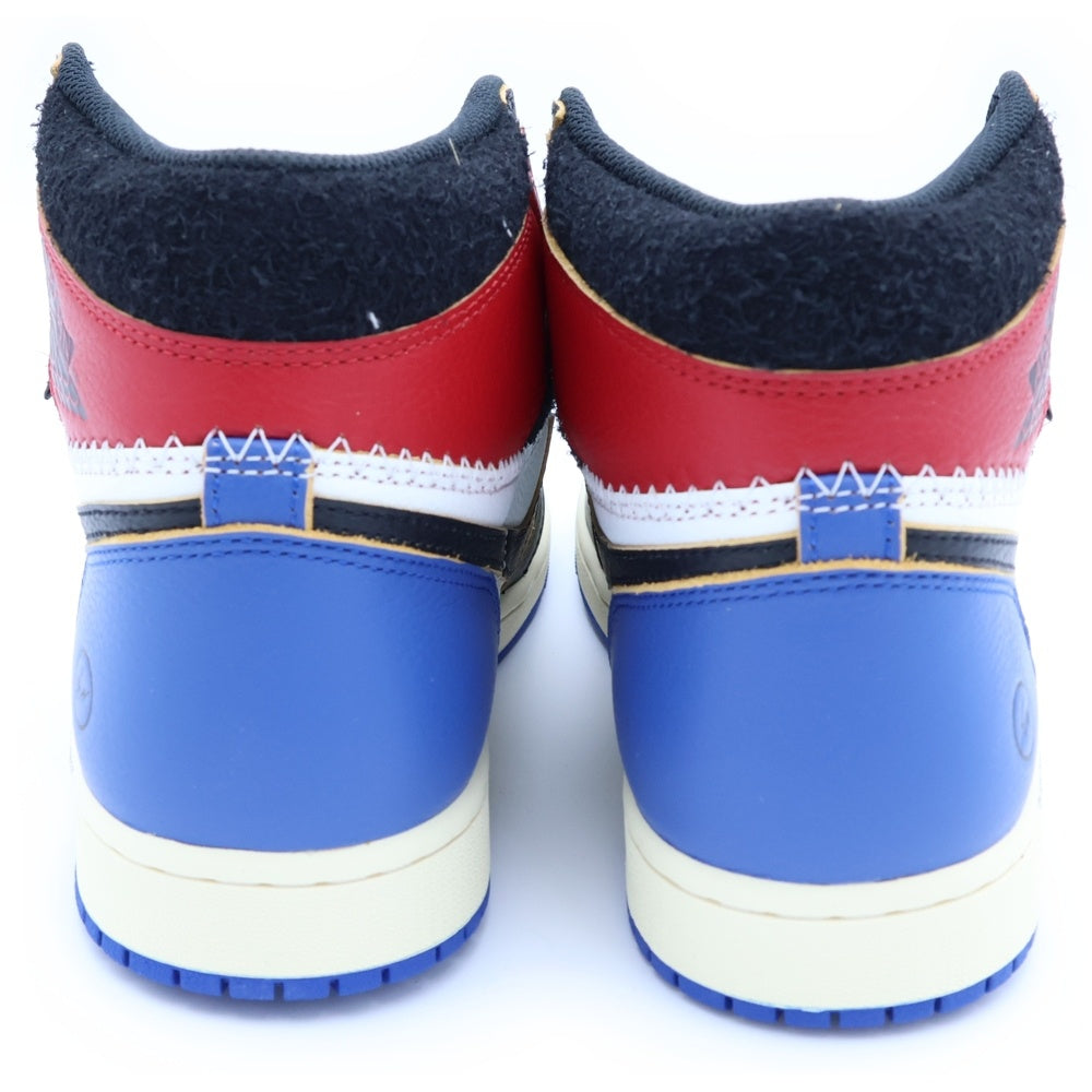 NIKE(ナイキ) ×Fragment Design ×UNION AIR JORDAN 1 HIGH OG フラグメントデザイン ユニオン エアジョーダン1 ハイカットスニーカー US9.5/27.5cm IO7847-002