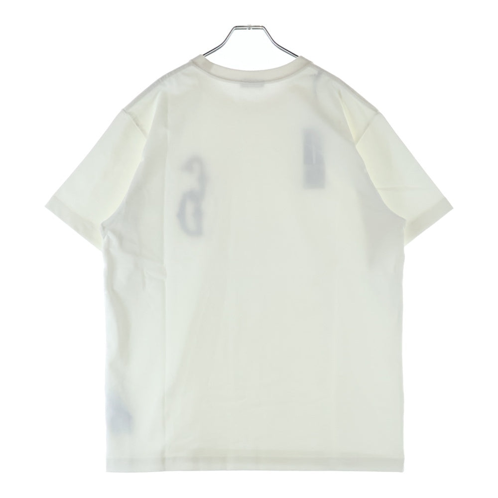 DIOR(ディオール) 23AW CD ロゴ刺繍 クルーネック 半袖Tシャツ カットソー ホワイト 343J637A0554