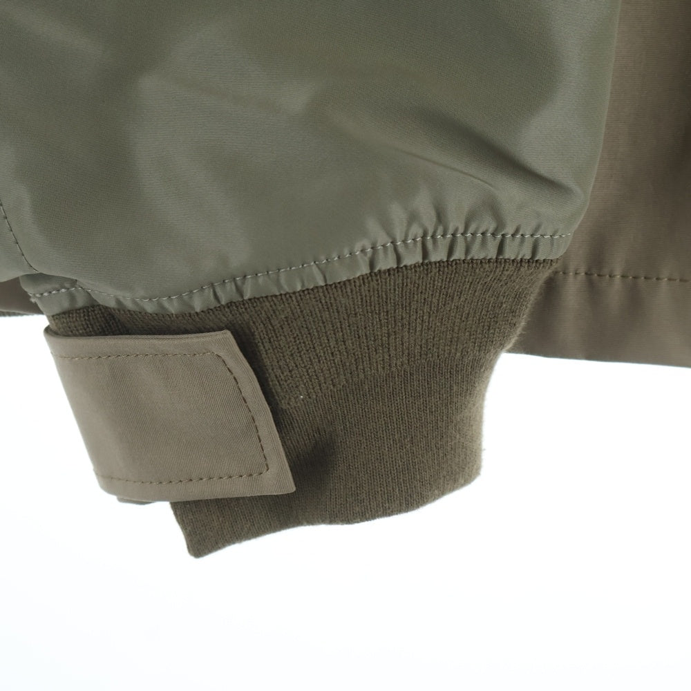 Sacai(サカイ) Nylon Twill x Grosgrain Blouson ナイロンツイル ジャケット ブルゾン カーキ 25-03718M
