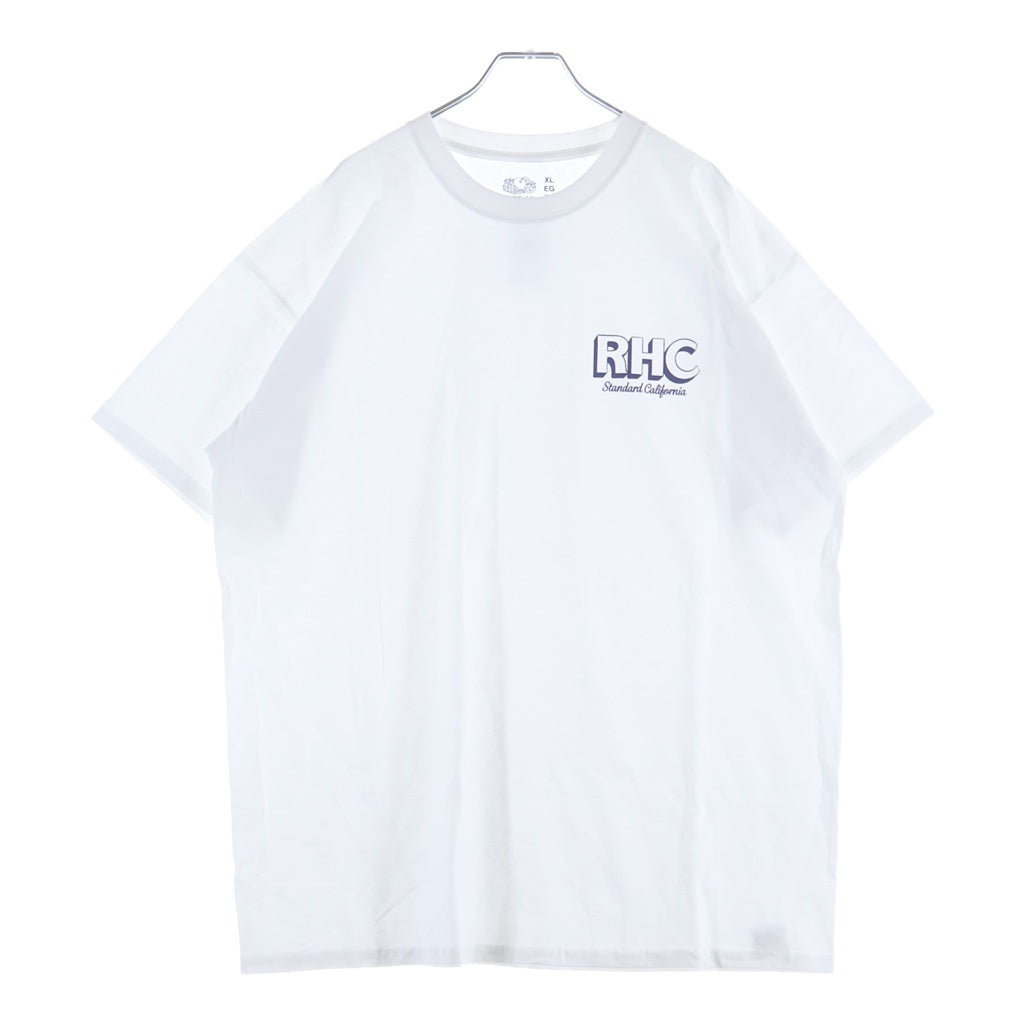 RHC Ron Herman(アールエイチシー ロンハーマン) ×スタンダードカリフォルニア フルーツオブザルーム ロゴプリント 半袖Tシャツ 2パック