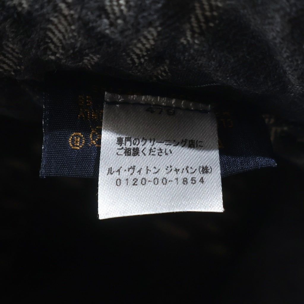 LOUIS VUITTON(ルイヴィトン) ボネ ダミエ ジャイアント ウェーブ モノグラム リバーシブル デニム バケットハット 帽子 ブラック MP2745 NX0230