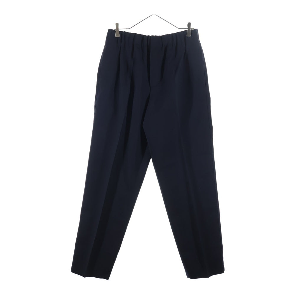 JIL SANDER(ジルサンダー) 24SS ウール ギャバジン テーパード トラウザーズ スラックス ミニマルイージーパンツ ブラック J23KA0005 J40117