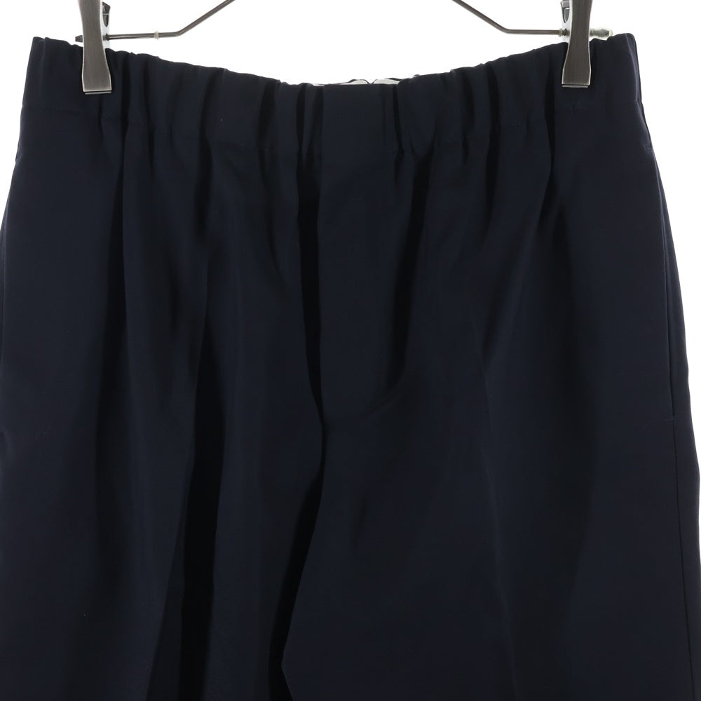 JIL SANDER(ジルサンダー) 24SS ウール ギャバジン テーパード トラウザーズ スラックス ミニマルイージーパンツ ブラック J23KA0005 J40117