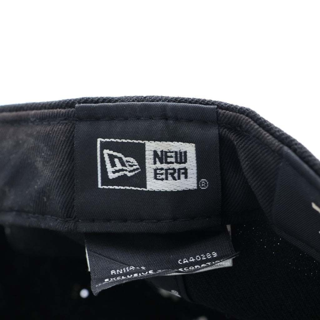GOD SELECTION XXX(ゴッドセレクショントリプルエックス) ×NEWERA 59FIFTY ニューエラ ベースボールキャップ 帽子 ブラック/レッド