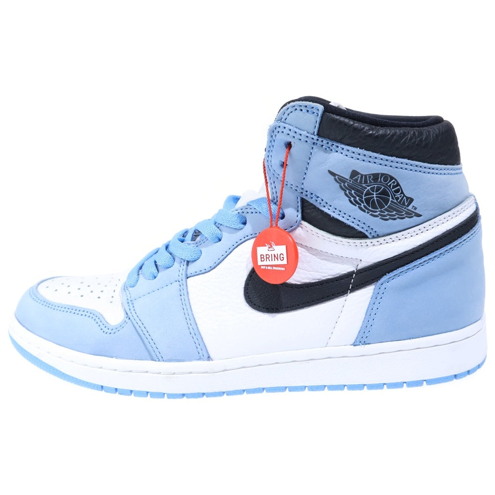 NIKE(ナイキ) AIR JORDAN 1 RETRO HIGH OG UNIVERSITY BLUE 555088-134 エアジョーダン1 ユニバーシティブルー ハイカットスニーカー ブルー/ホワイト US10.5/28.5cm