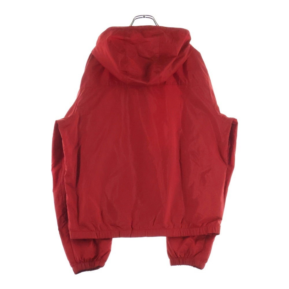 PRADA(プラダ) 三角ロゴプレート付き ジップアップ ジャケット レッド SGH051 R182