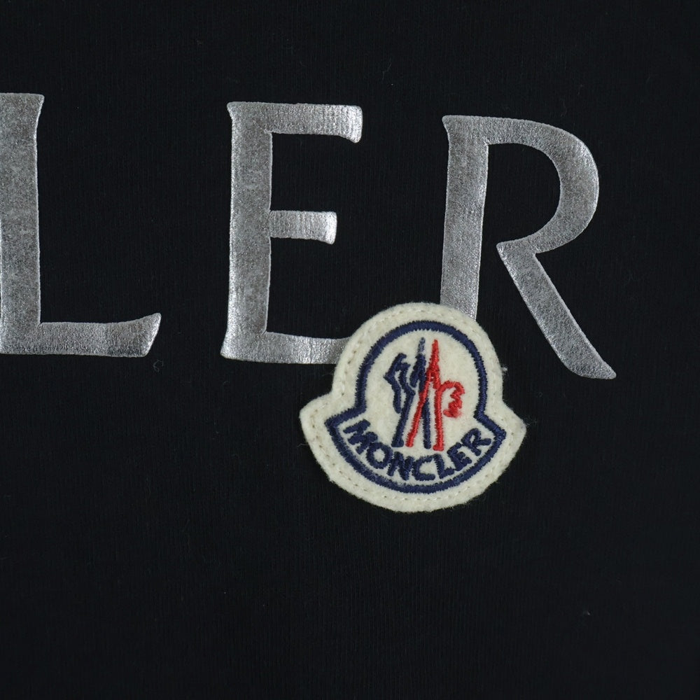 MONCLER(モンクレール) 21SS フロントロゴ クルーネック 半袖Tシャツ カットソー ブラック G10938C71510