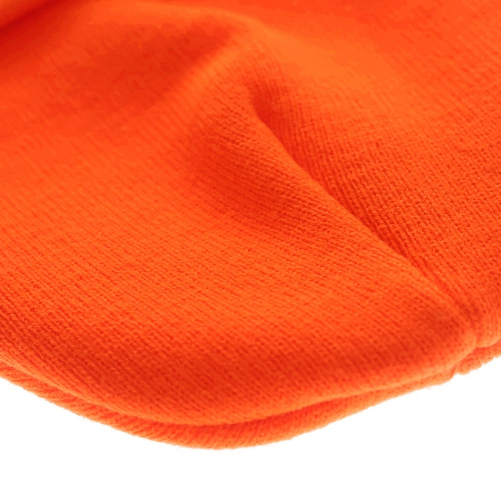 CHROME HEARTS(クロムハーツ) WATCH CAP ワッチキャップ ロゴ刺繍ビーニー オレンジ