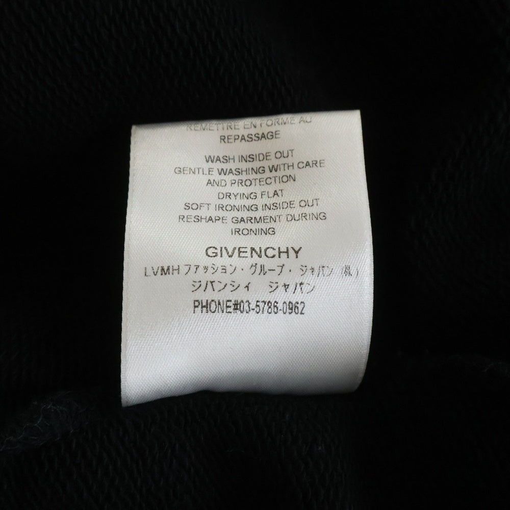 GIVENCHY(ジバンシィ) メタリックロゴ スウェットパーカー ブラック BMJ06R30AF