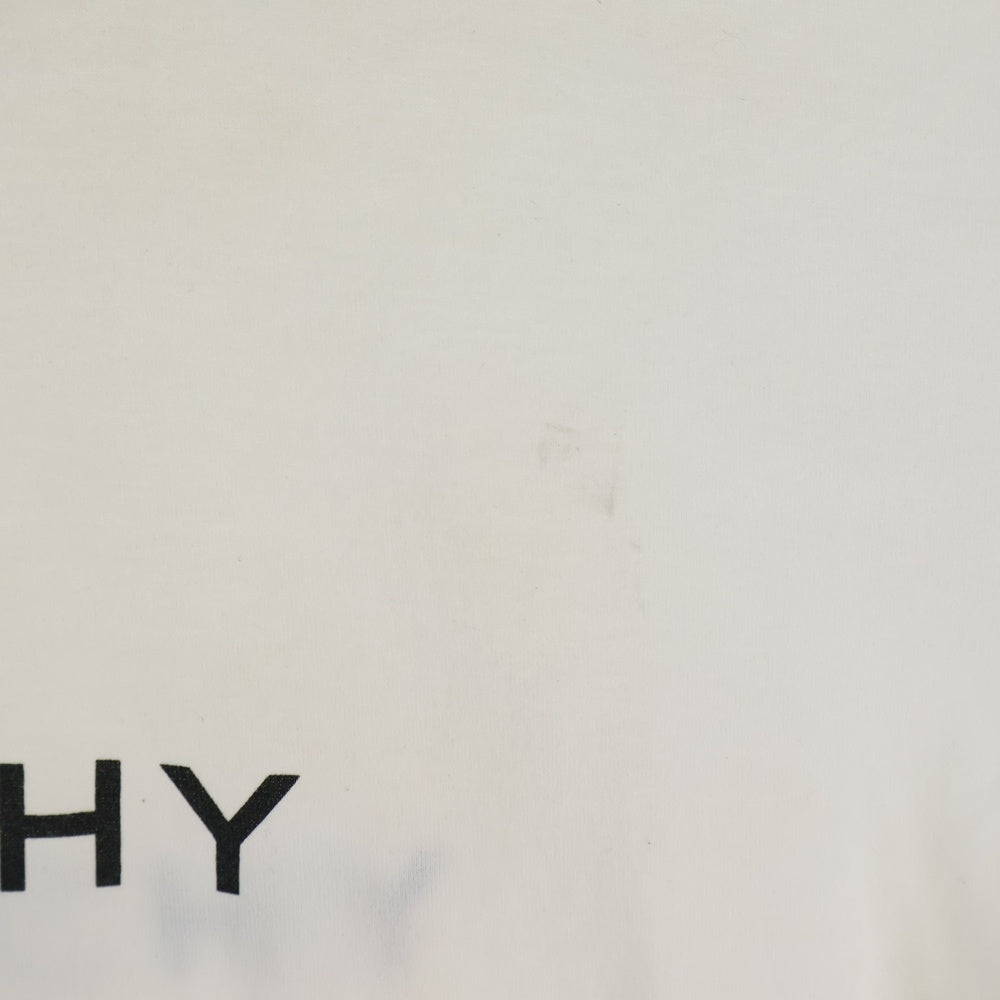 GIVENCHY(ジバンシィ) リバースロゴ プリント クルーネック 半袖Tシャツ カットソー ホワイト BM71653Y6B