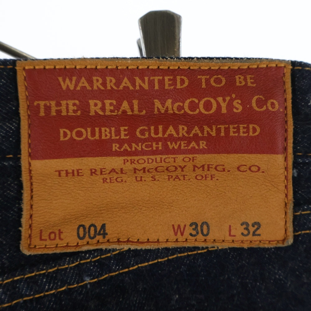 THE REAL McCOY'S(ザリアルマッコイ) ボタンフライ ストレート デニムパンツ ジーンズ インディゴ