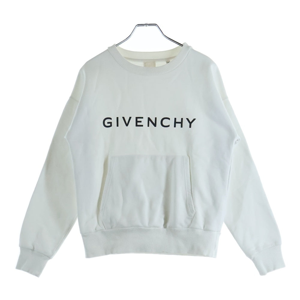GIVENCHY(ジバンシィ) プリントロゴ スウェットクルーネックシャツ ホワイト キッズ H30421