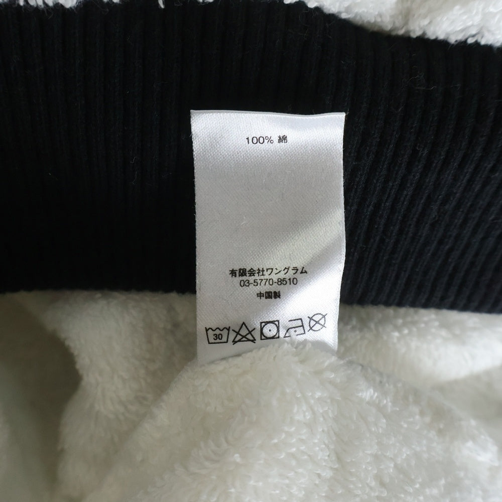 SUPREME(シュプリーム) 17SS Terry Crew Neck パイル地 ロゴ テリー クルーネック スウェット トレーナー ホワイト/ブラック