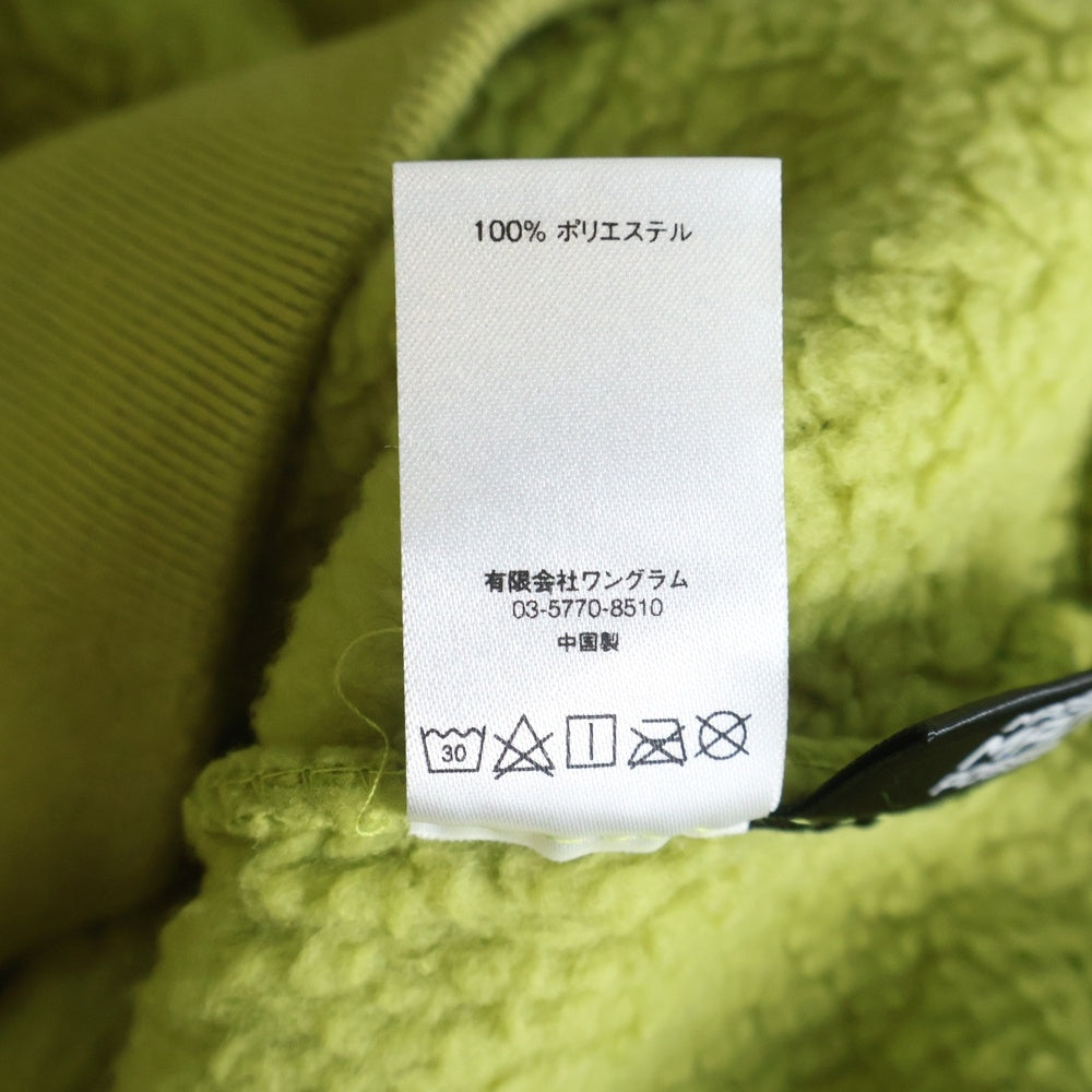 SUPREME(シュプリーム) 17AW Polartec Deep Pile Crewneck ロゴ刺繍 ポーラテック クルーネック フリース トレーナー グリーン