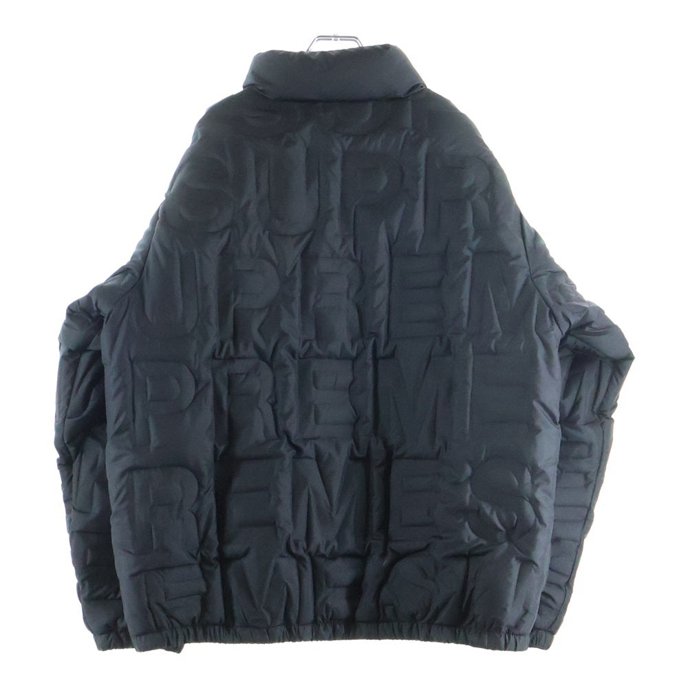 SUPREME(シュプリーム) 19SS Bonded Logo Puffy Jacket ボンデッド ロゴ パフィー ジャケット ブラック