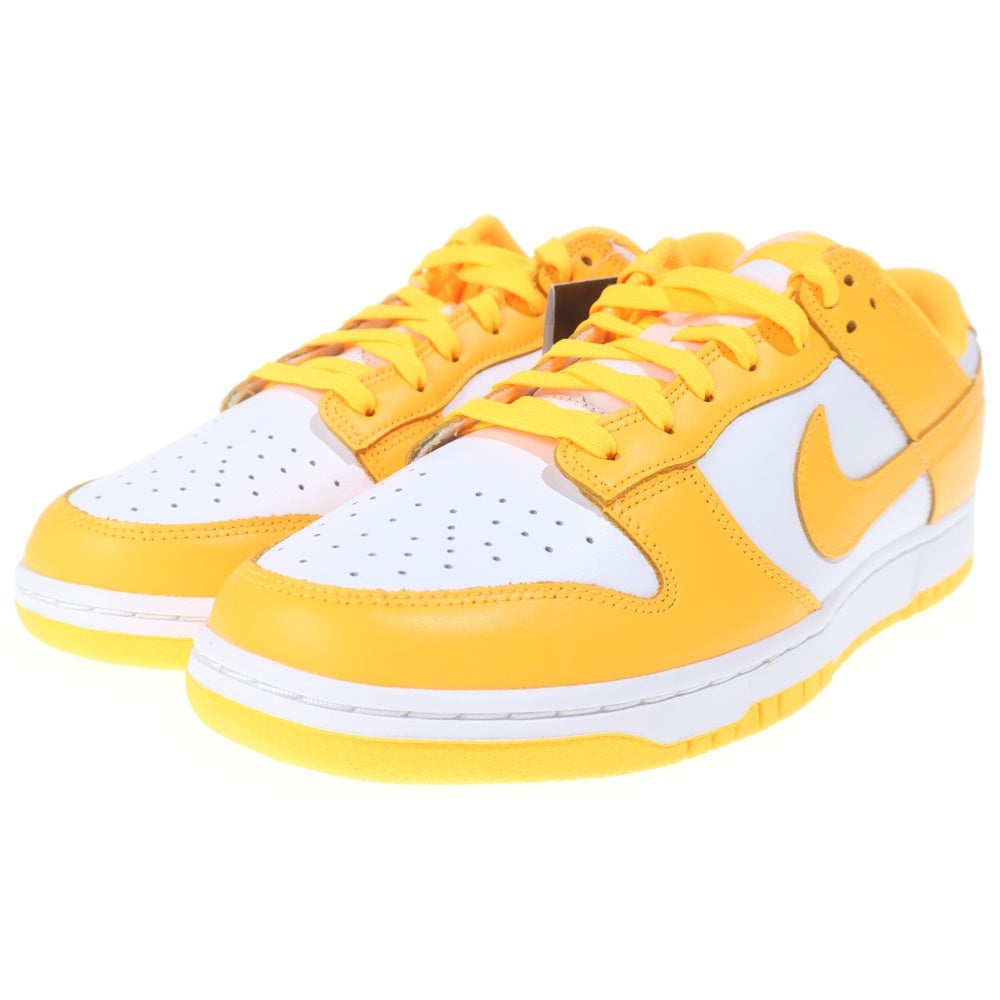 NIKE(ナイキ) WMNS DUNK LOW LASER ORANGE ダンク レーサーオレンジ ローカットスニーカー ホワイト/オレンジ US11.5/28.5cm DD1503-800