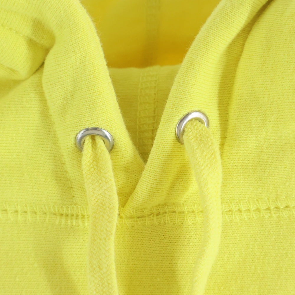 SUPREME(シュプリーム) 18SS Cord Collegiate Logo hooded Sweatshirt ロゴ スウェットプルオーバーパーカー イエロー