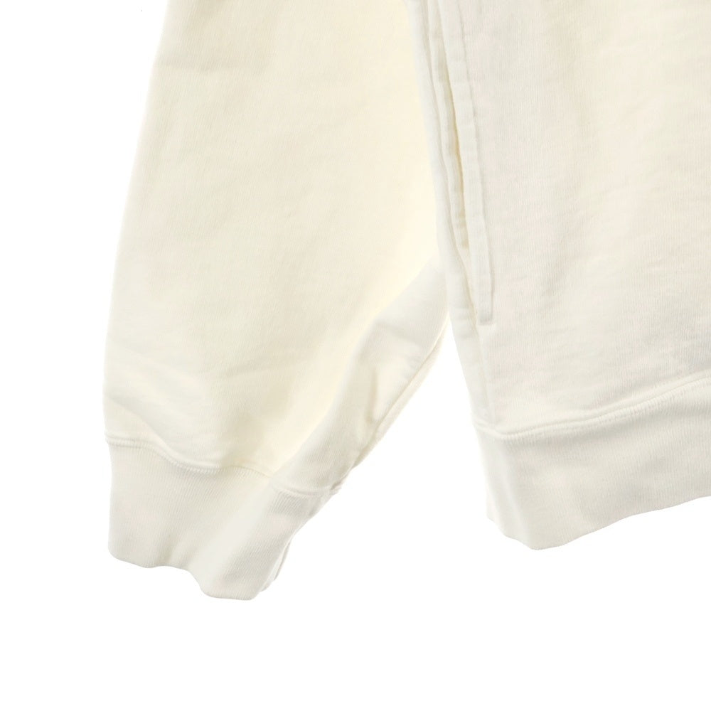 SUPREME(シュプリーム) 19SS Zip Pouch Hooded Sweatshirt ジップ ロゴ ポーチ ポケット スウェット プルオーバーパーカー ホワイト
