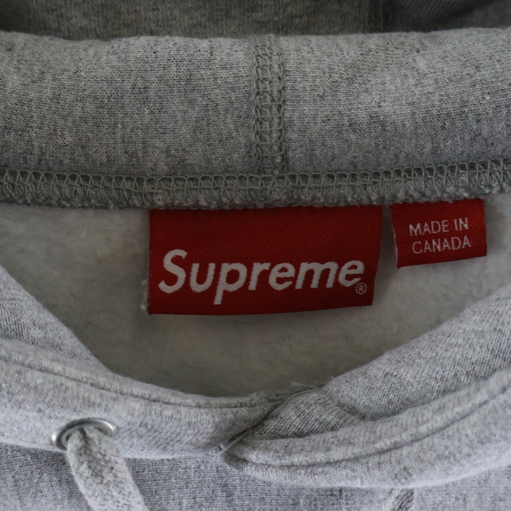SUPREME(シュプリーム) 20AW Cross Box Logo Hooded Sweatshirt クロス ボックスロゴ フーデッド スウェットシャツ プルオーバーパーカー グレー