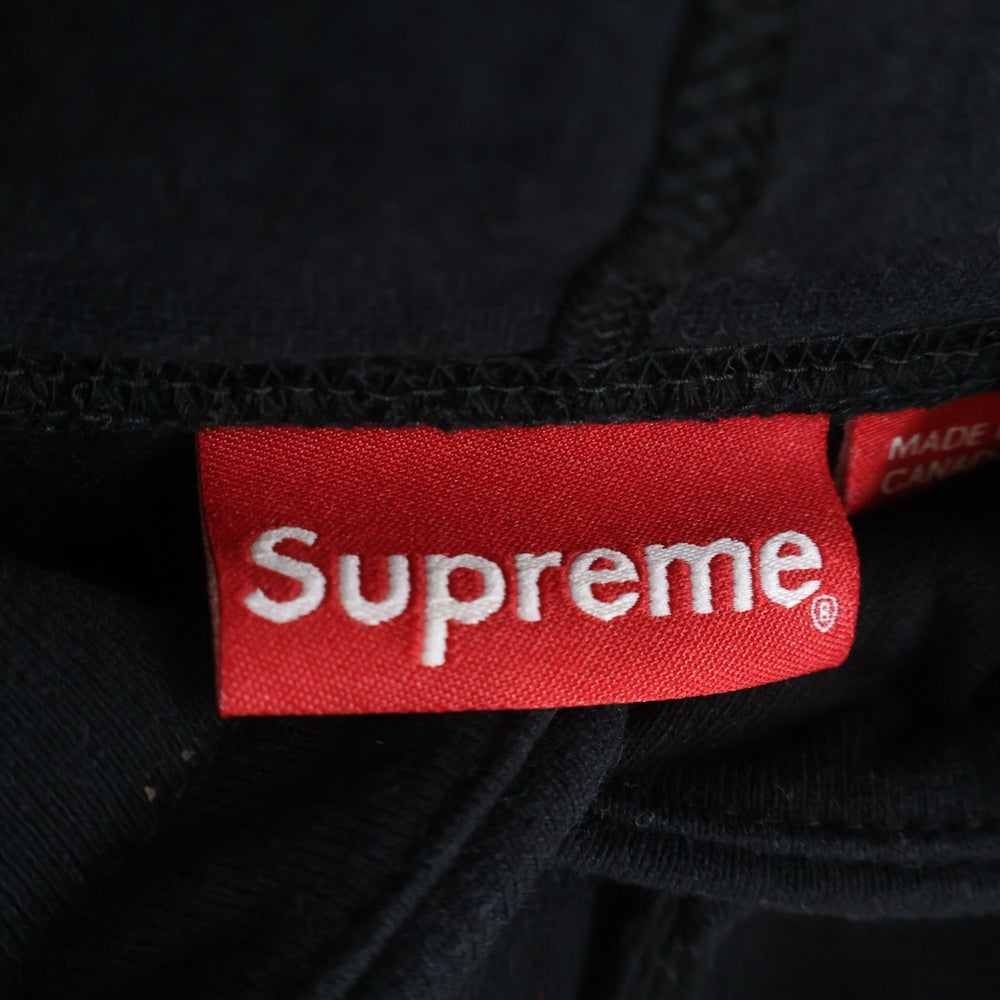 SUPREME(シュプリーム) 19AW S Logo Hooded Sweatshirt パイル Sロゴ プルオーバーパーカー スウェット フーディ ブラック/ピンク