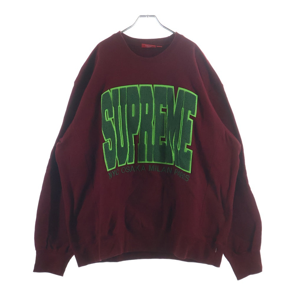SUPREME(シュプリーム) 21AW Cities Arc Crewneck シティ アーチロゴ