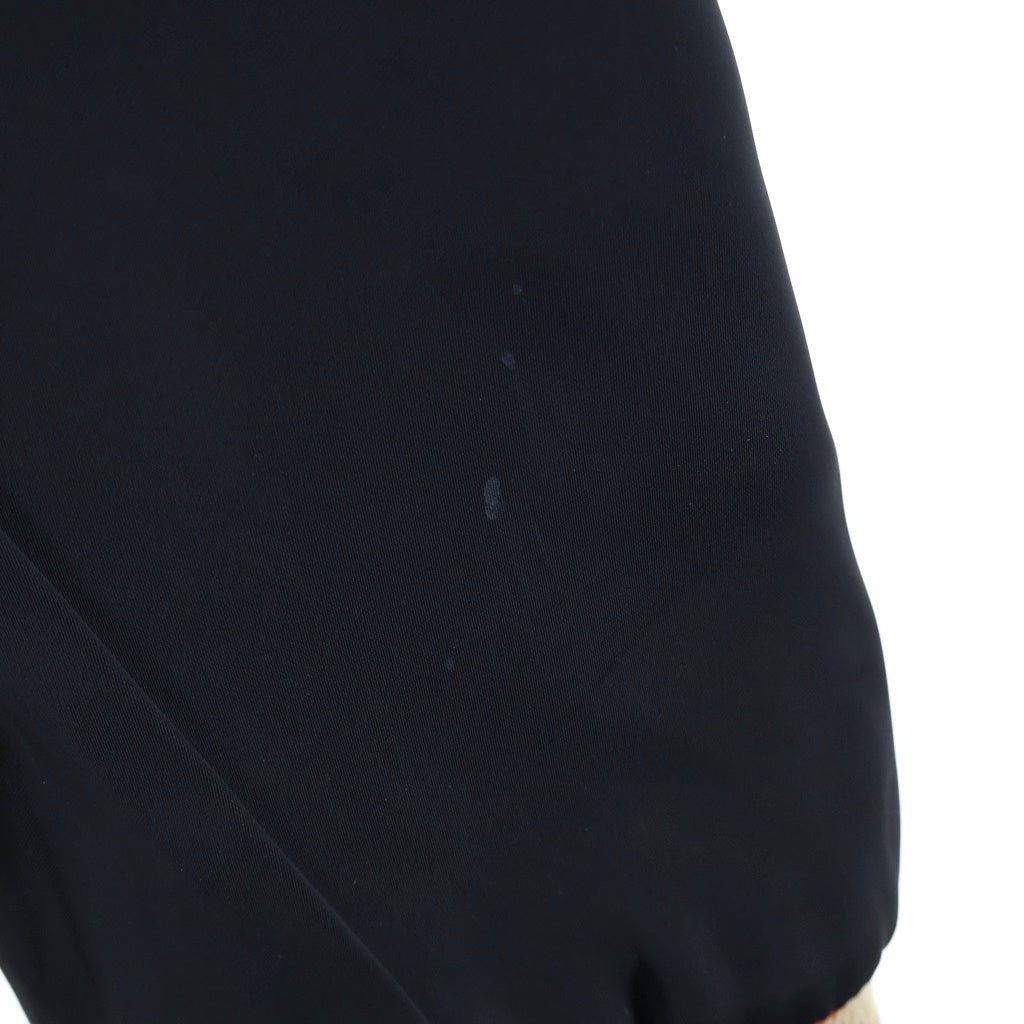 BURBERRY(バーバリー) HARLINGTON JACKET ハリントン パイピング チェック ロゴ スタジャン ボンバージャケット ブルゾン ブラック 8009432