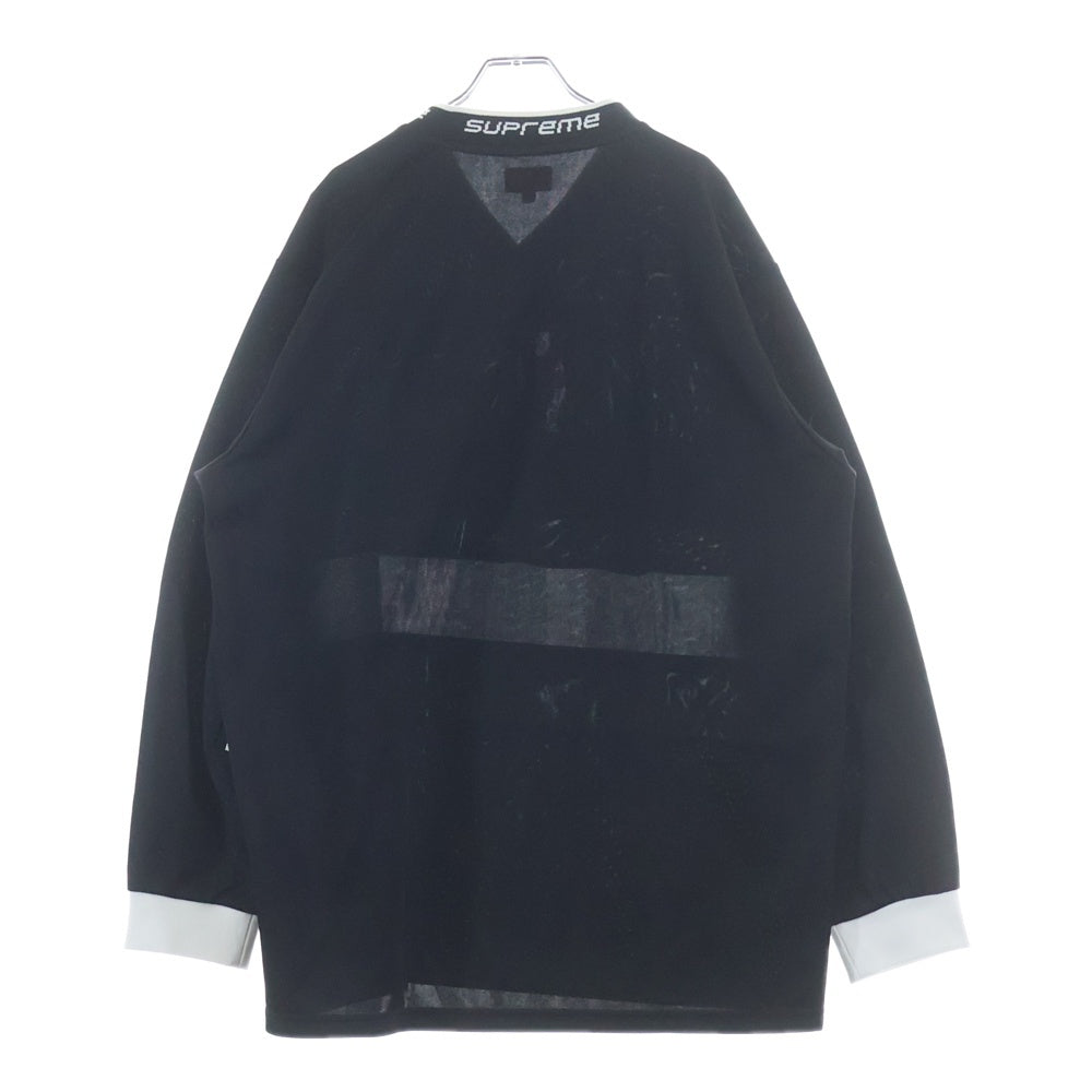 SUPREME(シュプリーム) 18AW Warm Up Hockey Jersey ホッケージャージ ゲーム長袖シャツ ブラック