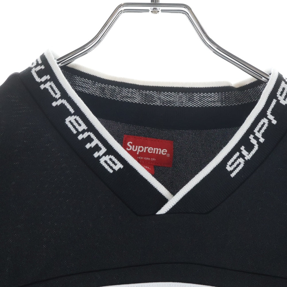 SUPREME(シュプリーム) 18AW Warm Up Hockey Jersey ホッケージャージ ゲーム長袖シャツ ブラック