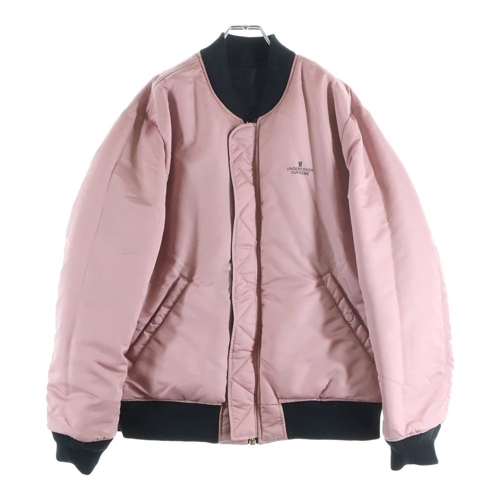 SUPREME(シュプリーム) 16AW ×UNDERCOVER Reversible MA-1 アンダーカバー リバーシブル MA-1 ブルゾン ジャケット ブラック/ピンク