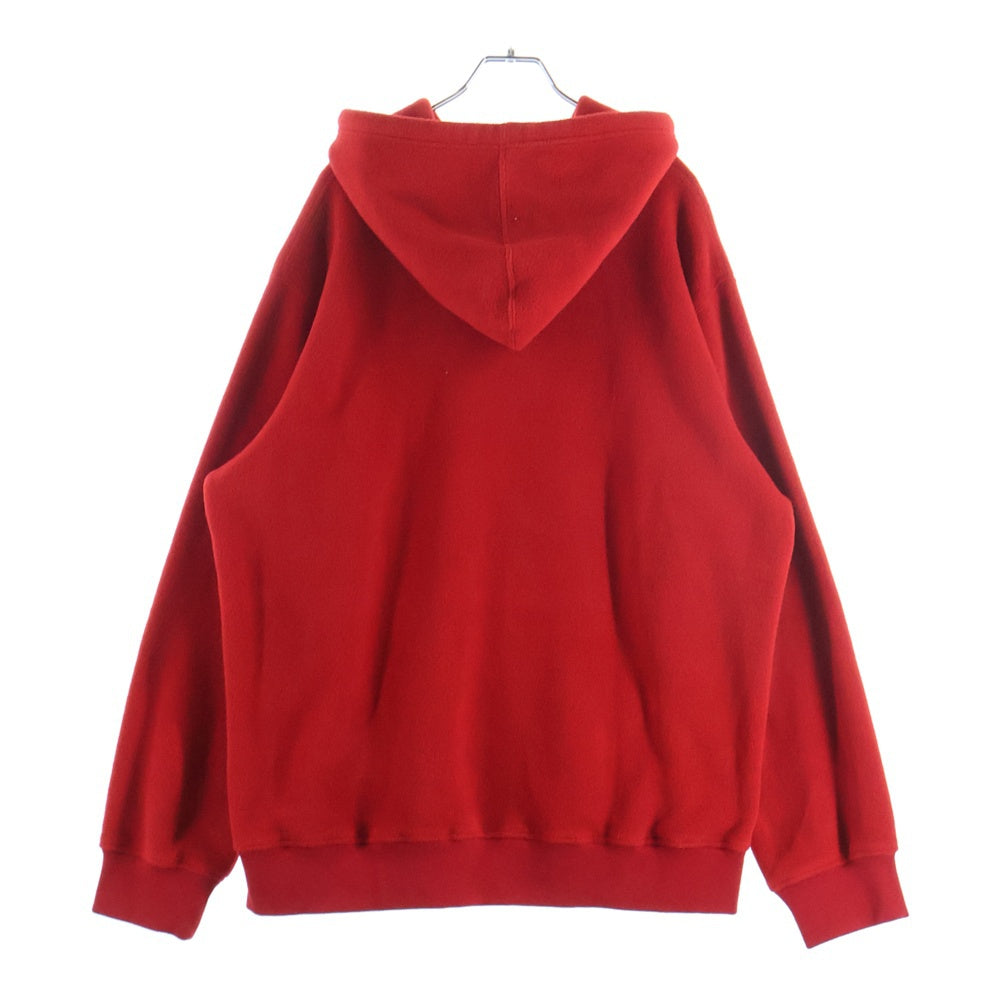SUPREME(シュプリーム) 18AW Polartec Hooded Sweatshirt フリース プルオーバーパーカー レッド