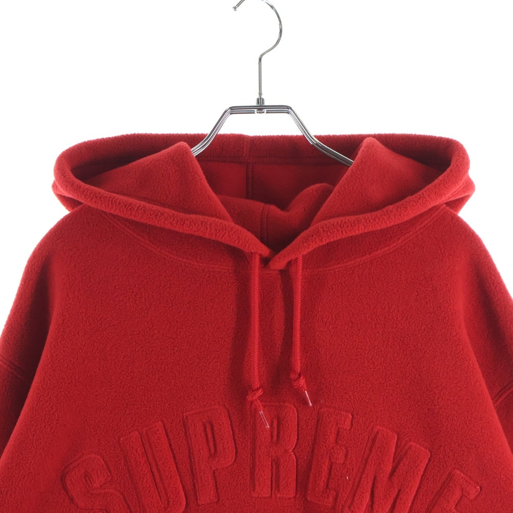 SUPREME(シュプリーム) 18AW Polartec Hooded Sweatshirt フリース プルオーバーパーカー レッド