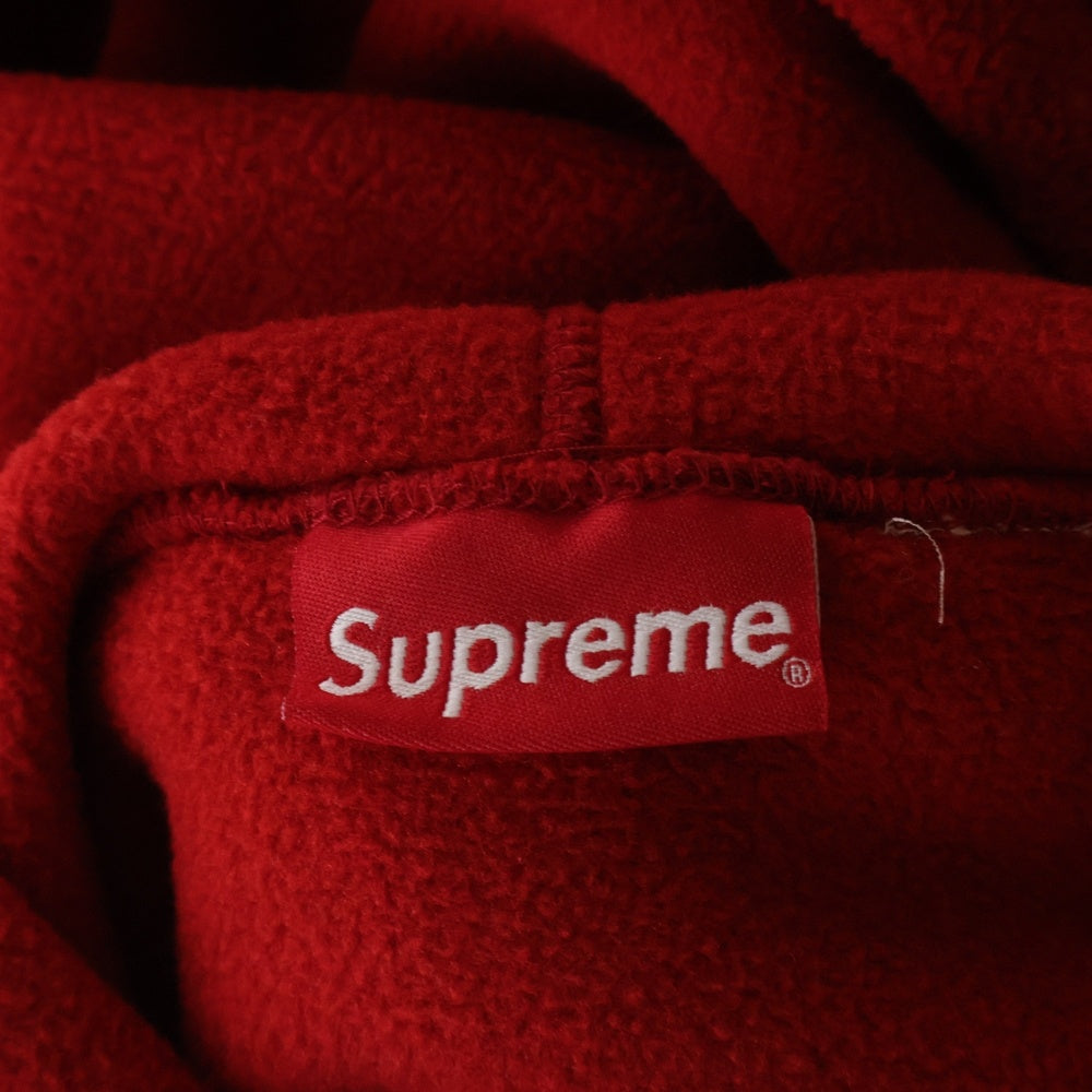 SUPREME(シュプリーム) 18AW Polartec Hooded Sweatshirt フリース プルオーバーパーカー レッド