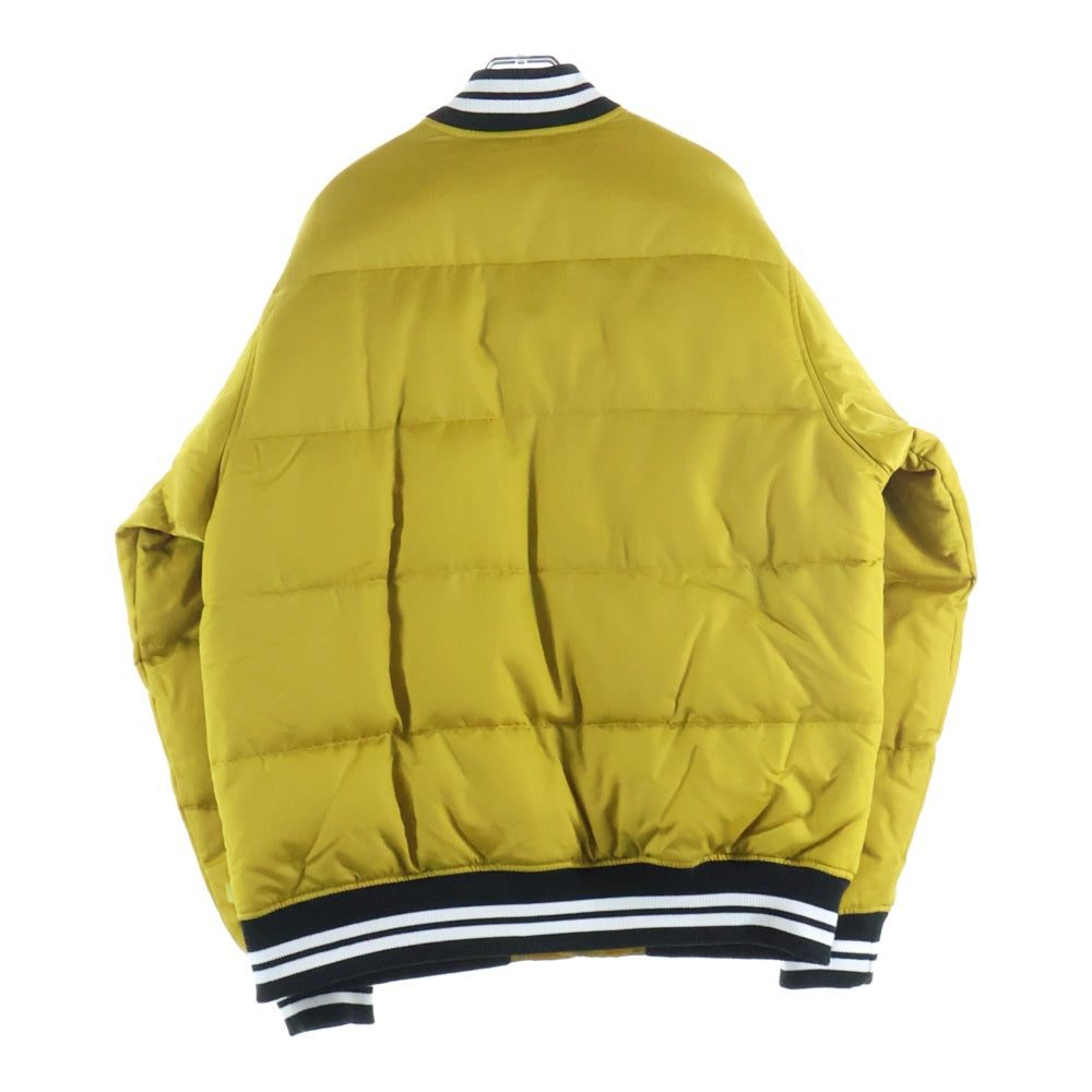 SUPREME(シュプリーム) 16AW Script Varsity Puffy Jacket スクリプトロゴ バーシティ パファージャケット イエロー