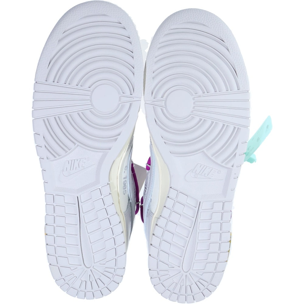 NIKE(ナイキ) ×OFF-WHITE DUNK LOW 1 OF 50 21 オフホワイト ダンク ローカットスニーカー グレー/ホワイト US10/28cm DM1602-100