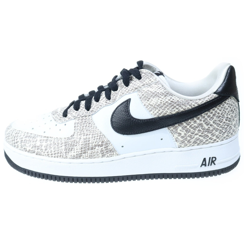 NIKE(ナイキ) AIR FORCE 1 LOW COCOA SNAKE エアフォース1 ロー ココアスネーク ローカットスニーカー ホワイト US10/28cm 845053-104
