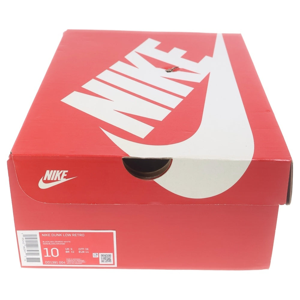 NIKE(ナイキ) DUNK LOW CHAMPIONSHIP GOLDENROD ダンク チャンピオンシップ ゴールデンロッド ローカットスニーカー ブラック/イエロー US10/28cm DD1391-004