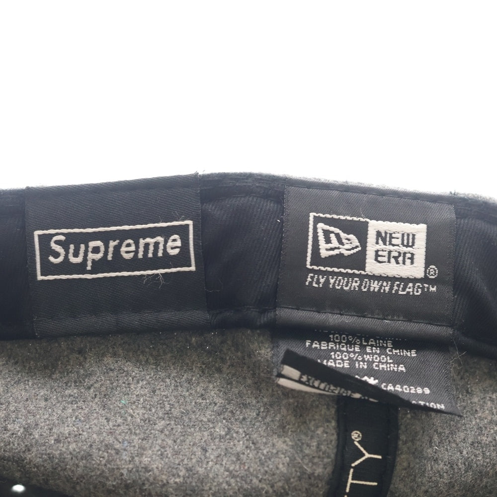 SUPREME(シュプリーム) 12SS ×NEW ERA National Champions Box Logo Cap ニューエラ ナショナル チャンピオンズ ボックスロゴ ベースボールキャップ 帽子 グレー