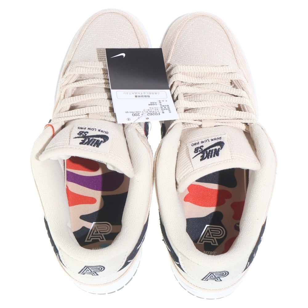 NIKE SB(ナイキエスビー) ×ALBINO & PRETO DUNK LOW PRO QS PEARL WHITE 27.5cm FD2627-200 アルビノアンドプレト ダンク ローカットスニーカー ホワイト US9.5/27.5cm