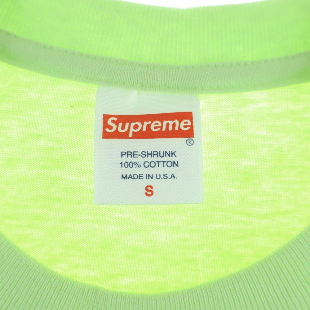 SUPREME(シュプリーム) 20SS Laugh Now Tee ラフナウ プリントロゴ 半袖Tシャツ カットソー ライムグリーン