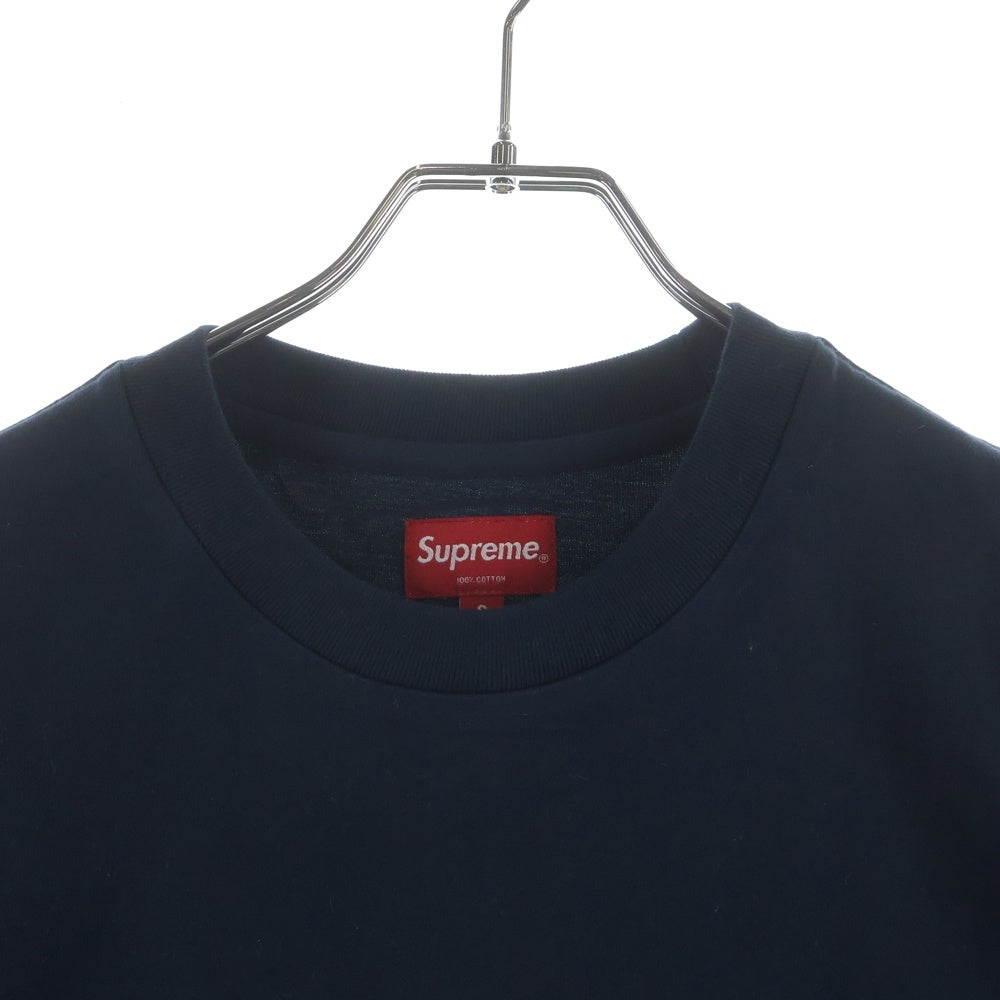 SUPREME(シュプリーム) 18AW Printed Arc S/S Top アーチ刺繍ロゴ 半袖Tシャツ カットソー ネイビー/レッド