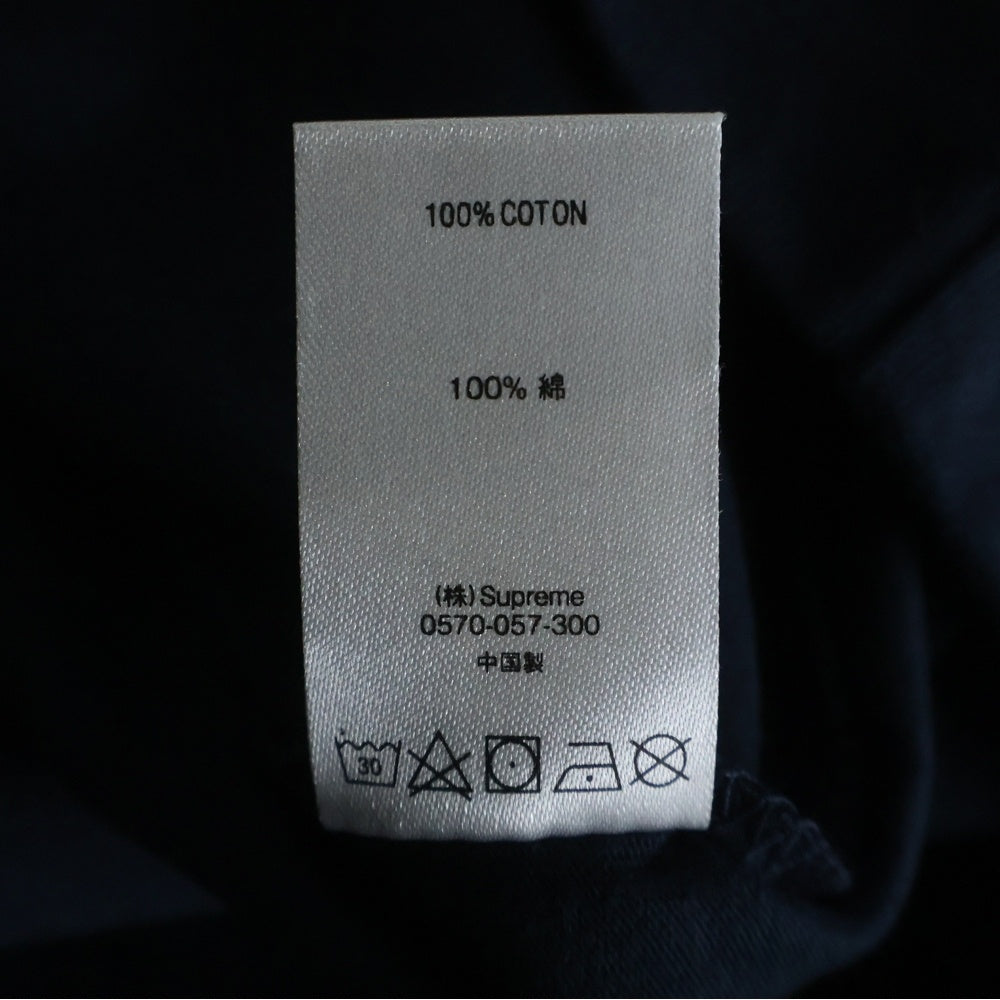 SUPREME(シュプリーム) 18AW Printed Arc S/S Top アーチ刺繍ロゴ 半袖Tシャツ カットソー ネイビー/レッド
