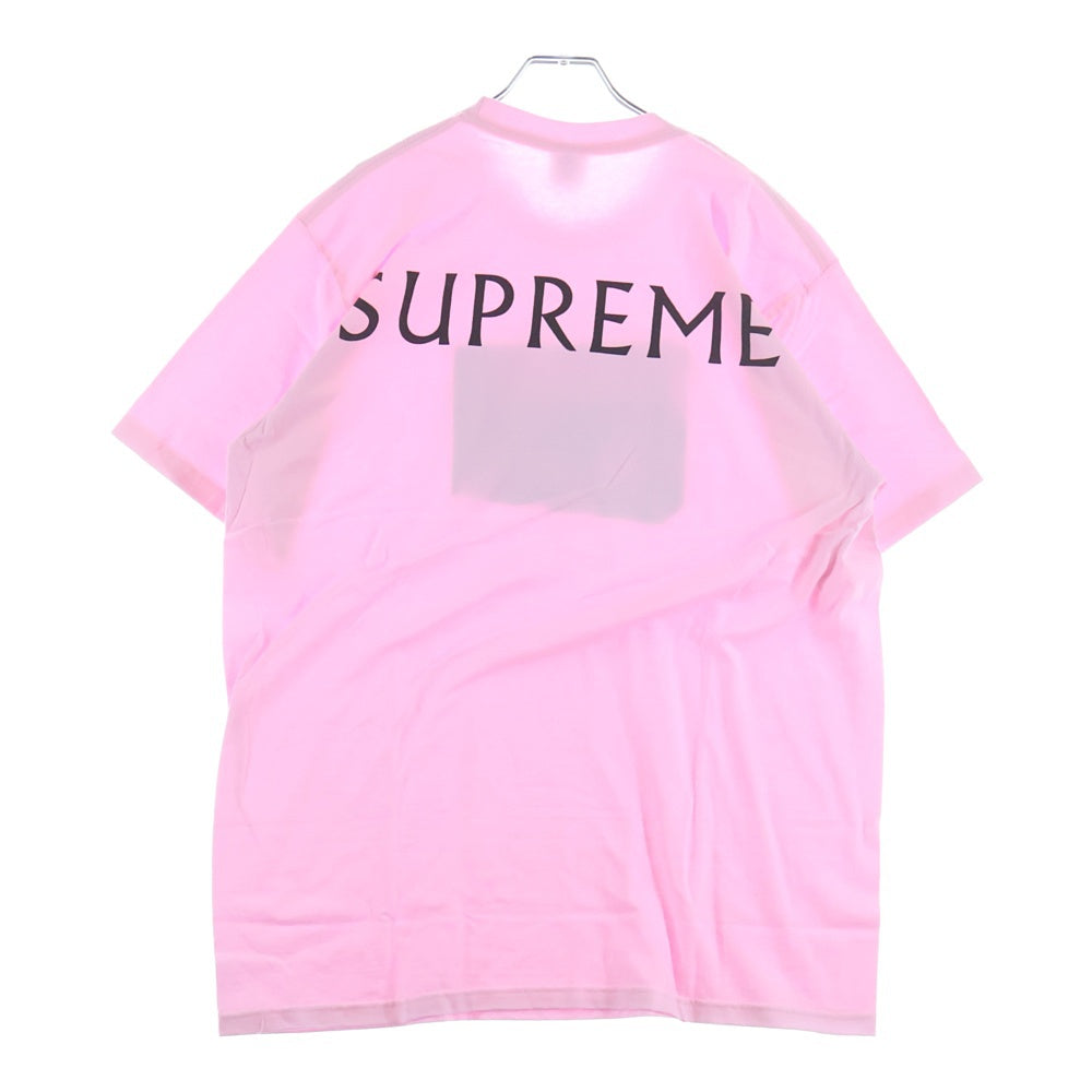 SUPREME(シュプリーム) 25SS Damien Hirst Tee ダミアンハースト プリントロゴ 半袖Tシャツ カットソー ピンク
