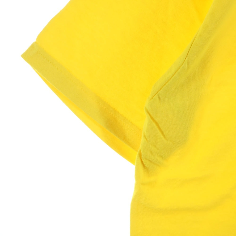 SUPREME(シュプリーム) 24SS Records Tee レコーズ プリントロゴ半袖Tシャツ カットソー イエロー