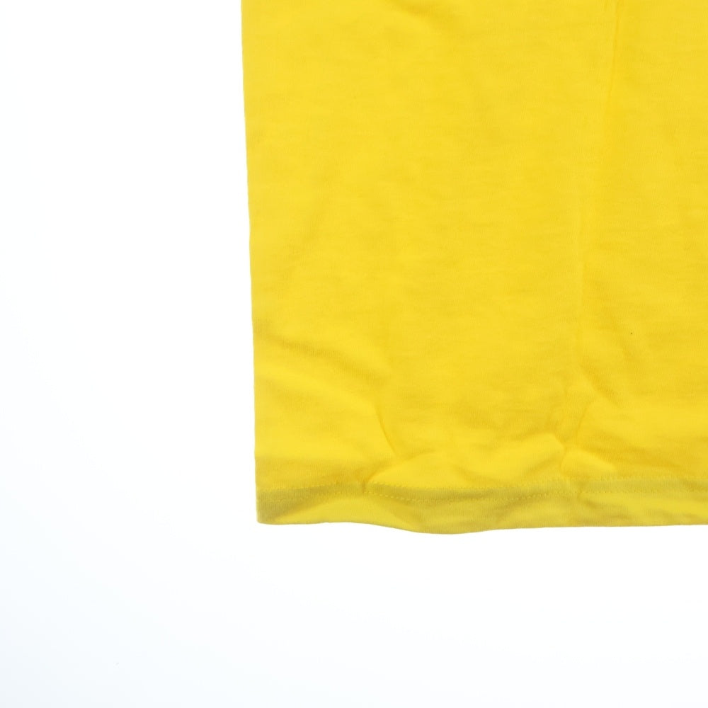 SUPREME(シュプリーム) 24SS Records Tee レコーズ プリントロゴ半袖Tシャツ カットソー イエロー